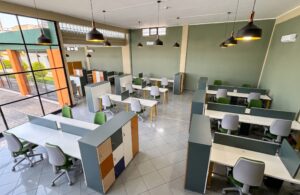 Area postazioni coworking Interactive Quarter